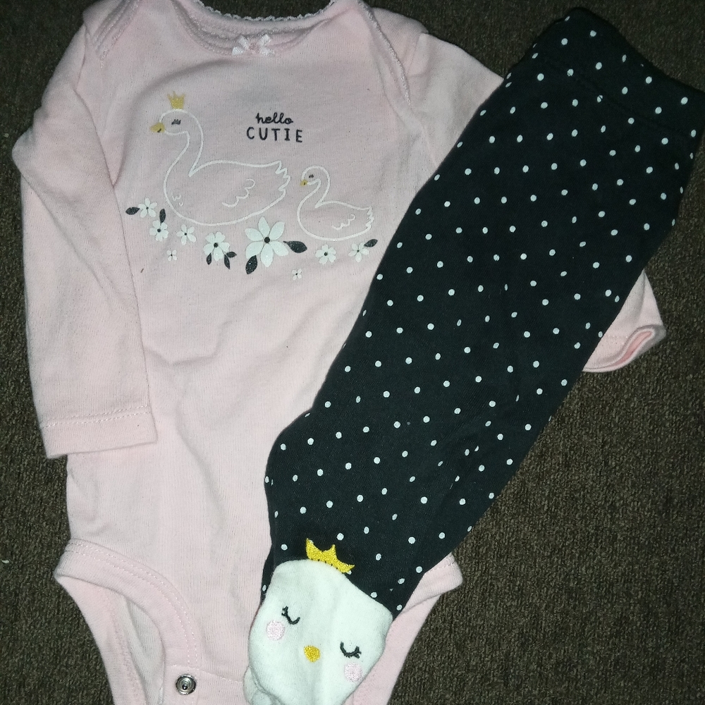 BOGO Free Carter's Swan Outfit